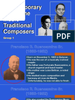 Contemporary Philippine Music Traditional Composers