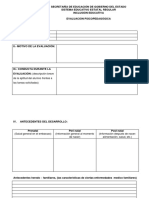 Evaluacion Psicopedagogica