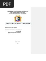 Monografia de La Teoria de La Dependencia Latinoamericana Corregido