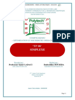 Matlab Simplexe