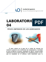 Laboratorio N 04 Pesos Unitarios de Los