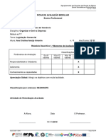 OGE - Módulo 7 Legislação Comercial - 11-11-2019 - FICHA DE AVALIAÇÃO