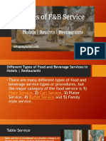 Types of Service