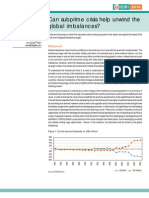 Can Subprime Crisis Help Unwind The Global Imbalances?: Economic Research