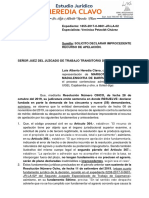 Declarar Improcedente Apelación