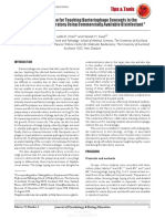 A Simple Exercise For Teaching Bacteriophage Concepts in The Undergraduate Laboratory Using Commercially Available Disinfectant