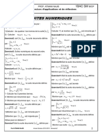 Les Suites Numeriques Serie D Exercices 1