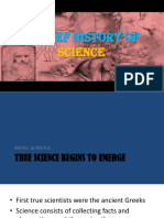 2 A Brief History of Science TRUE SCIENCE BEGINS PDF