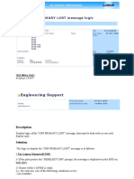 FMS GPS Primary Lost Message Logic