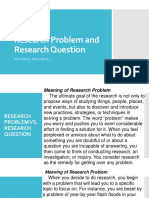 Research Problem and