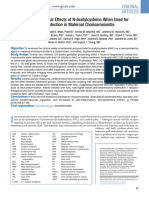 Fetal and Neonatal Effects of N Acetylcysteine When Used - 2016 - The Journal o