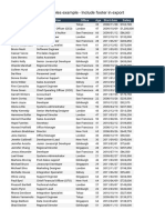 DataTables Example - Include Footer in Export