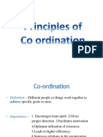 Principles of Cordination