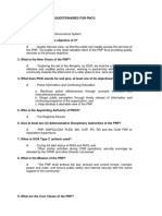 QUETIONAIRES For PNCO PDF