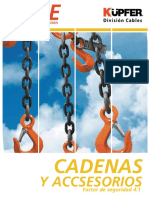 Manejo de Carga y Tracción CADENAS Y ACCSESORIOS. Factor de Seguridad 4 - 1