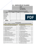 Apendice 6.1. Formato de Inspeccion de Taladros