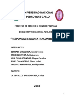 Responsabilidad Extracontractual - Trabajo