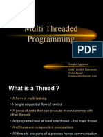 Multi Threaded Programming: Megha Aggarwal IGIT, GGSIP University, Delhi Email