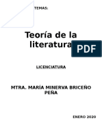 Temas Teoría de La Literatura