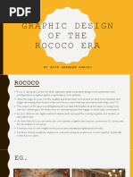 Graphic Design of The Rococo Era