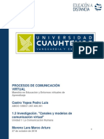 1.2 Investigación - Canales y Modelos de Comunicación Virtual