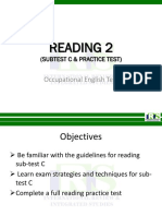 Oet Reading 2