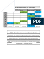 Chess Time Table