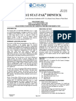 HIV 12 Stat Pak Dipstick Product Packet English