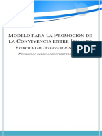 Modelo para La Promoción de La Convivencia Entre Iguales