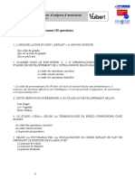 QCM Psychologie Du de Veloppement Questions 0 1