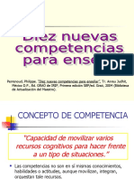 Diez Nuevas Competencias para Enseñar - PPT (Autoguardado)