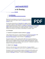 14 Principios de Deming