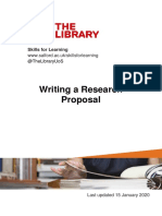 Writing A Research Proposal