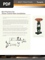 Best Practices For Steam Control Valve Installation