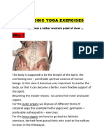 Organologic Yoga Exercises