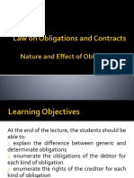 Lecture - Law 21 - 04 - Nature and Effect of Obligations