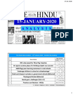 15-01-2020 - Handwritten Notes - Shankar IAS Academy - The Hindu News Analysis