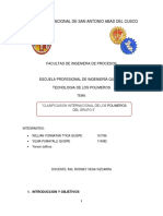 Informe de Polimeros (Polipropileno)