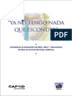 Ya No Tengo Nada Que Esconder (ONG Raices) PDF