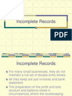 Incomplete Record