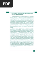 El Profesor Identifica Las Necesidades Educativas Del Alumnado de Altas Capacidades