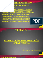 Tema Nº4 Modelo Clasico de Regresion Lineal Normal