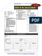 Internal Audit of MS1480 2019 HACCP