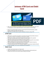 Atm VS Debit Card