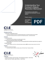 Comparative Analysis of The Dispute Resolution Mechanisms