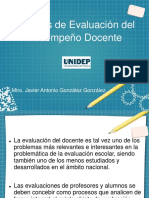 Modelos de Evaluación Del Desempeño Del Docente