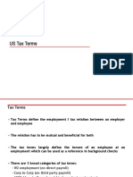 US Tax Terms