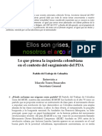 Ellos Son Grises Nosotros El Arcoiris. Marcelo Torres. PTC.