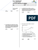 Quimica Examen Bimestral IV B 4to y 5to