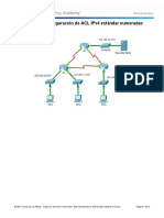 7.2.1.6 Packet Tracer Configuring Numbered Standard IPv4 ACLs Instructions PDF